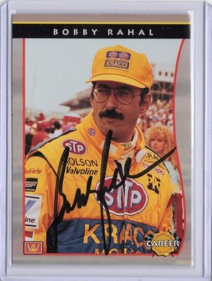 1992 All World Bobby Rahal #81 IndyCar Signed Autographed Card