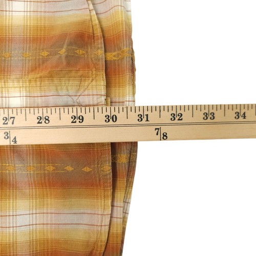 Lucky Brand Dungarees Gene Montesano Western Shirt Mens L Pearl Snap Long Sleeve - Picture 20 of 20