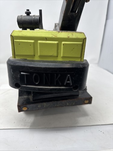 Vintage 1970's Mighty Tonka Lime Green Press Steel Shovel Truck - Picture 8 of 15