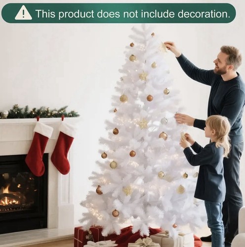 7ft or 8ft Full Artificial Christmas Tree with Realistic Pine Design - HeavyDuty - Picture 7 of 9
