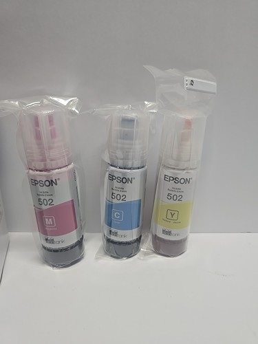 Epson T502520-S 502 Butelki z atramentem Combo Pack (cyjan, purpurowy, żółty) 2026 - Zdjęcie 4 z 10