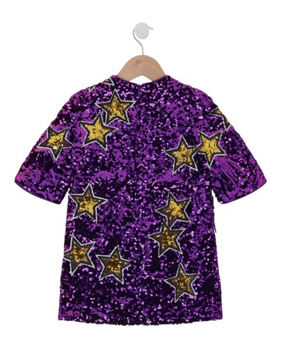 Gucci Girls Sequin Star Dress - Picture 2 of 2