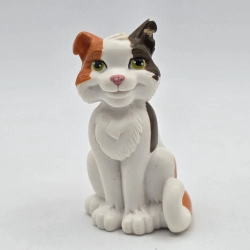 Mattel Barbie Princess and the Pauper Wolfie Calico Cat Figure Vtg