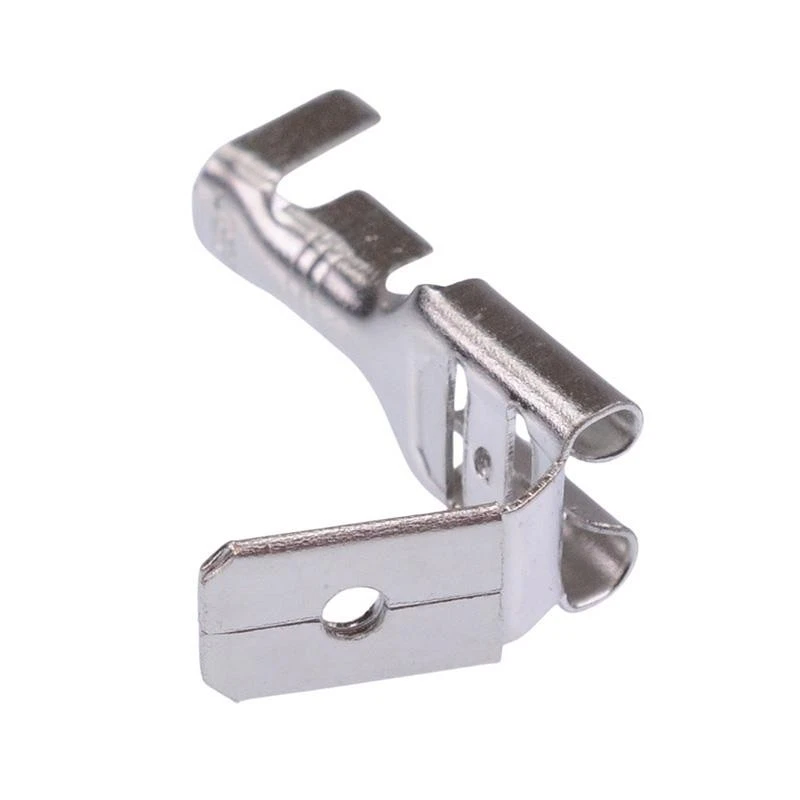 100 x 6.3mm Piggyback Crimp-Kontaktbuchse 16-20AWG - Bild 2 von 3