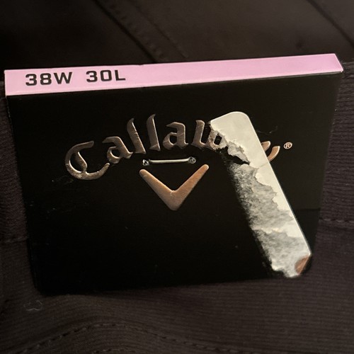 New Callaway Golf EverPlay 5-Pocket Horizontal Texture Pant Black - 38x30 NWT - Picture 9 of 15