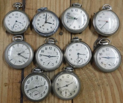 Dollar pocket watch lot Westclox + Ingersoll Ingraham k331
