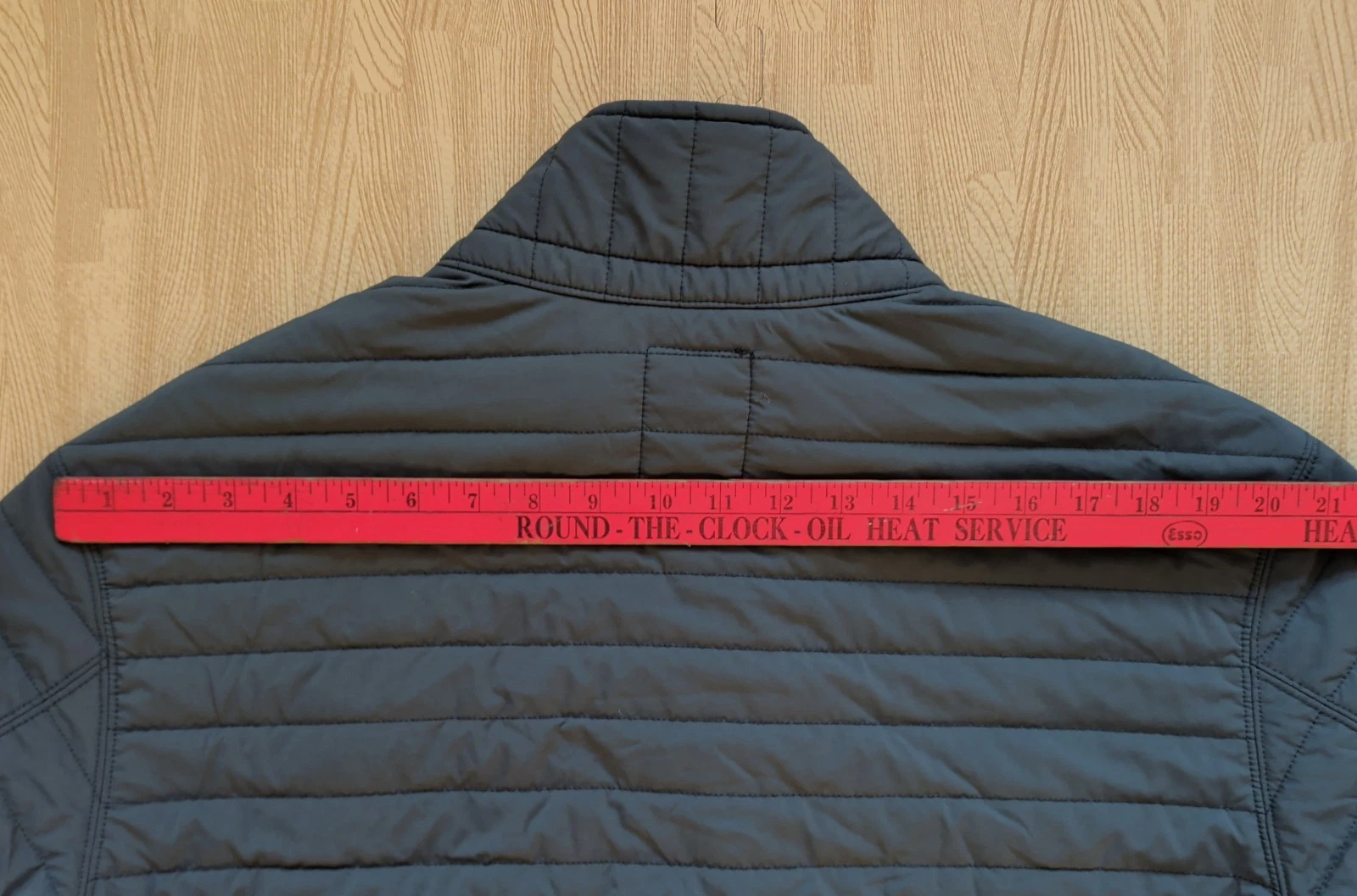 Relwen Windzip Jacket Charcoal Loden Huckberry Men's XL Softshell Quilted Coat - product detail image 12
