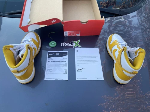 Nike Dunk High "Dark Sulfur" DD1869-106 Damengröße 8,5. ca. 4x getragen