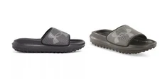 NEW Men's Under Armour SUMMER FAT TIRE SWAY SANDALS SLIDES BLACK WHITE 11 12 13