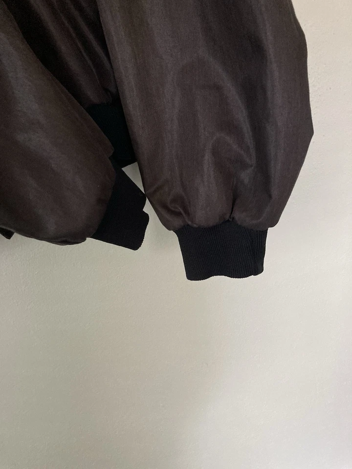 Chaqueta Swingster Vintage Yokohama Cremallera Completa Para Hombre XL Negra Foto 3 de 4