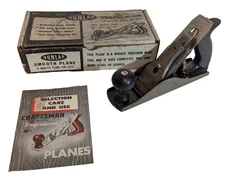 Dunlap #619.3726 1 3/4" Smooth Plane by 9 11/16"  in Original Box & paperwork +
