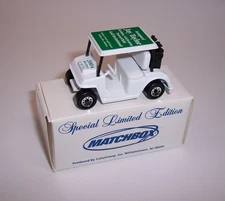 "MATCHBOX” GOLF CART *JAY TAYLOR INVITATIONAL* 2004 CCI PROMO MINT in WHITE BOX