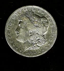 1884-s Morgan .900 silver dollar coin at V.G. details