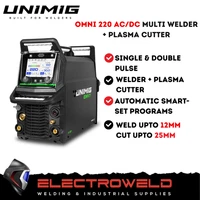 UNIMIG Envy Omni 220 AC/DC Multi Mig/Tig/Stick Welder + Plasma Cutter U11596
