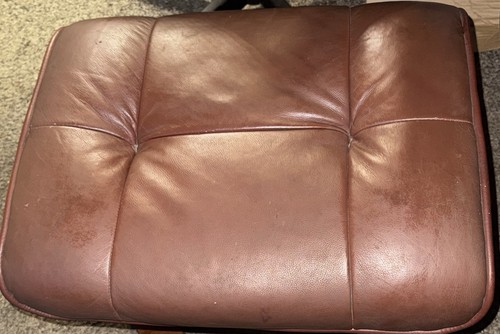 MCM Ekornes Stressless Braun Leder Relaxsessel Ottomane Fußhocker - Bild 2 von 10