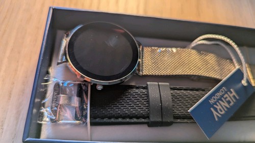 HENRY LONDON HL65-0006 TWIN STRAP SET SMART WATCH AMOLED MINT CONDITION - Bild 5 von 9