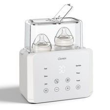 11-in-1 Baby Bottle Warmer Fits 2 Bottles Accurate Temp Control