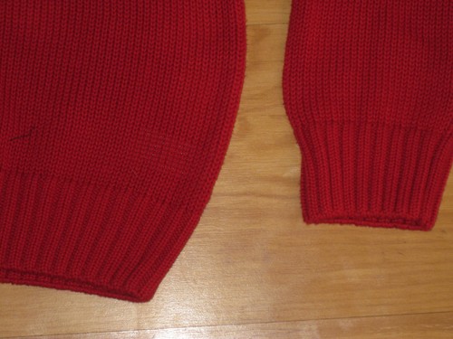 NUEVO SUÉTER DE PUNTO CHAPS ALGODÓN ROJO 100% ALGODÓN GRANDE XXL 2XL NUEVO CON ETIQUETAS $69.50 TEJIDO - Imagen 5 de 8