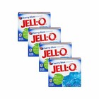 Jell-O Berry Blue Gelatin Dessert, 3 oz [4-Boxes]