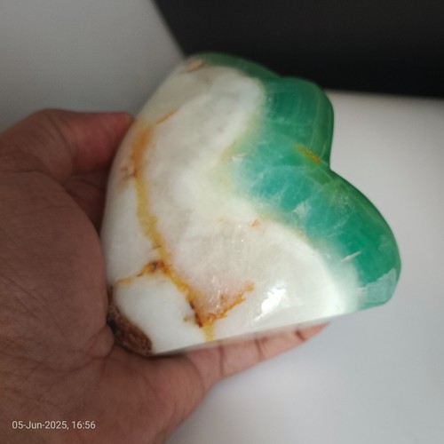 Natürlicher seltener Smithsonit Trommelstein poliert 4 Heilung Meditation Wohndeko - Bild 8 von 8