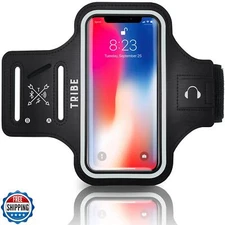 TRIBE Water Resistant Cell Phone Armband Case Running Holder for iPhone Pro M
