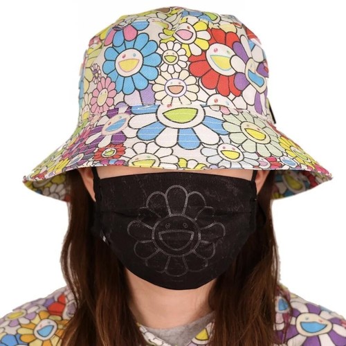 Takashi Murakami Flower Bucket Hat Size:L kaikai kiki - Picture 7 of 9