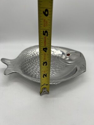 ✨ Vintage Arthur Court Designs Fish Plate with Jewel Eye
