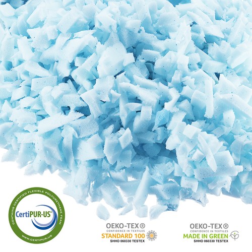 Memory Foam Cooling Pillow Heat and Moisture Reducing Ice Silk and Gel Infused - Picture 5 of 38