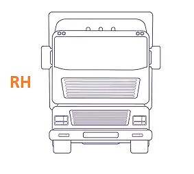 *FITS RENAULT MASTER VAN (2010 ON) MAIN MIRROR GLASS HEATED DRIVER O/S RH MG7624 - Picture 2 of 2