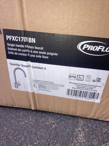 PROFLO PFXC1701 Kiger 1.8 GPM 1 Hole Bar Faucet - Nickel - Picture 3 of 3