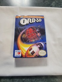 ORB-3D (Nintendo Entertainment System, 1990) NES CIB With 3D Glasses