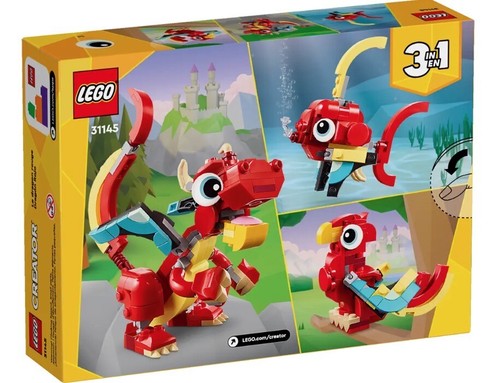 Lego 31145 Dragón Rojo - Creador 3 en 1 - BNISB Nuevo - Vendedor AU - Imagen 3 de 3