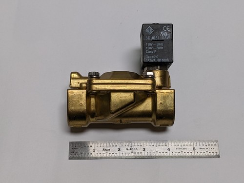 ODE 21WN5KB190 Brass Solenoid Valve Size 3/4" NPT (NEW). - Picture 4 of 11