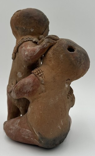 RARE ANTIQUE/VINTAGE MAYAN/MEXICAN EROTICA ART SCULPTURES/FIGURINES HAND MADE. - Picture 4 of 9