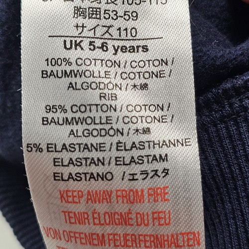 Mickey And Friends Sweatshirt Kids Size 6 Navy Blue Mickey Mouse - Picture 5 of 5