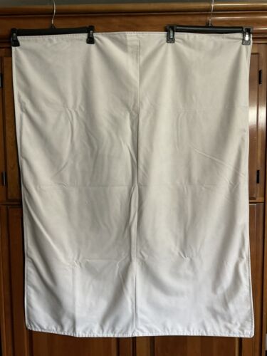 Vtg Hautman MHS Cranston Fabric Cardinals Winter Birds on Blue Cotton Tablecloth - Picture 6 of 11
