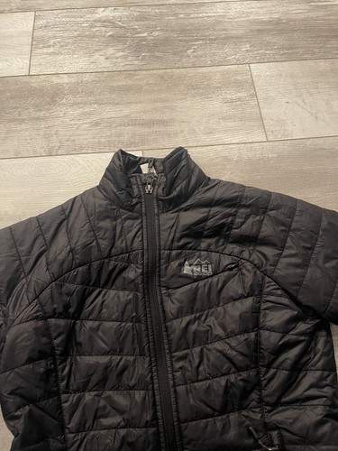 REI Co-op Puffer Jacket Womens Sz xs Black Ultra Light Insulated - Picture 2 of 16