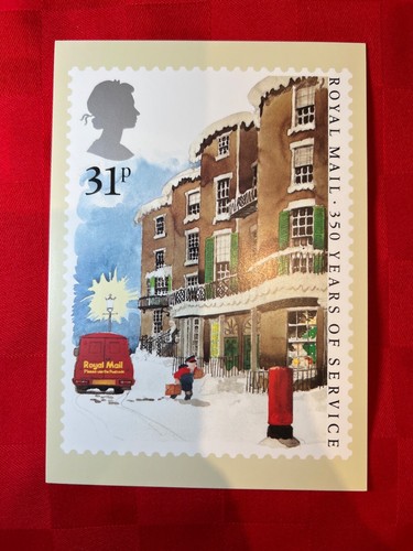 Juego de postales Royal Mail 1985 PHQ 85 oficina de correos 350 años de servicio como nuevo