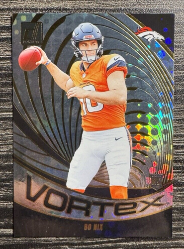 2024 Donruss Bo Nix Vortex #VOR-BNI - Picture 1 of 2