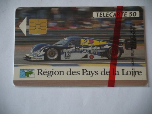 TÉLÉCARTE REGION DES PAYS DE LA LOIRE VOITURE COURSE NEUVE SOUS BLISTER 1992 - Picture 1 of 2