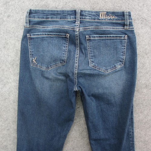 Kut From The Kloth Jeans Women's 2 Blue Dark Wash Katy Boyfriend Jeans - Picture 8 of 12