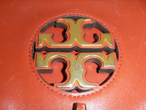 Mini Bolso Bandolera Cartera Tory Burch Miller Metal Logo Kola Color ROJO *Necesita TLC* - Imagen 13 de 24
