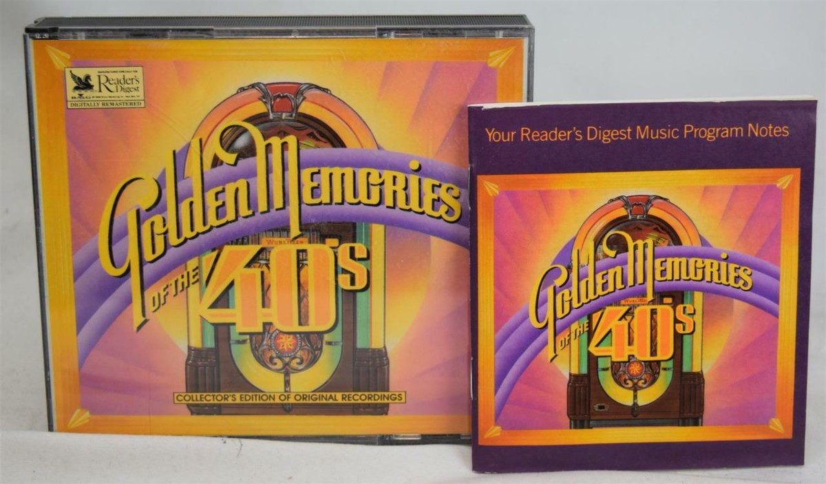 Reader's Digest Golden Memories of the 40's 4 CD Set w/Booklet