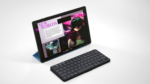 Logitech Keys To Go 2 for Mac Grafit mobile kabellose Tastatur für iPad QWERTZ - Afbeelding 2 van 6