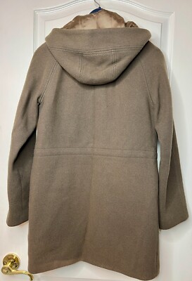 J Crew Stadium Cloth Nello Gori Coat Parka Duffer Wool Blend