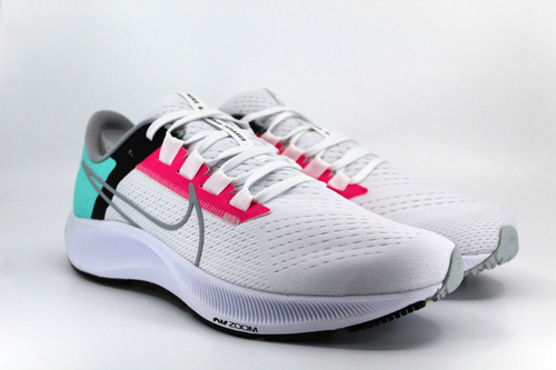 Nike Air Zoom Pegasus 38 White Wolf Grey Hyper Pink CW7356-102 - Picture 10 of 21