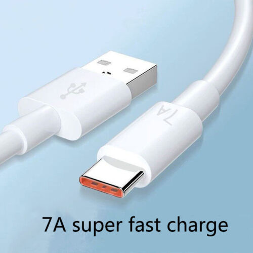 7A 100W Type C USB Cable Super-Fast Charge Cable for Huawei Xiaomi Sams~m' - Picture 3 of 16