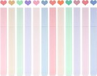 6pcs Highlighters Assorted Colors Cute Pastel Bible Highlighters and Pens No Ble