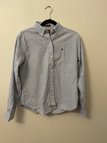 Etienne Aigner Long Sleeve Button-up Collared Shirt Size 14, Aigner Sz 14 Shirt