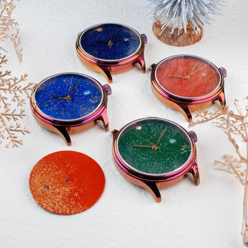 Reloj automático especial de invierno esfera polvo de estrellas verde Miyota 9015 42 mm - Imagen 5 de 7